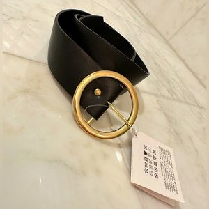 NEW Zara gold hardware wide belt